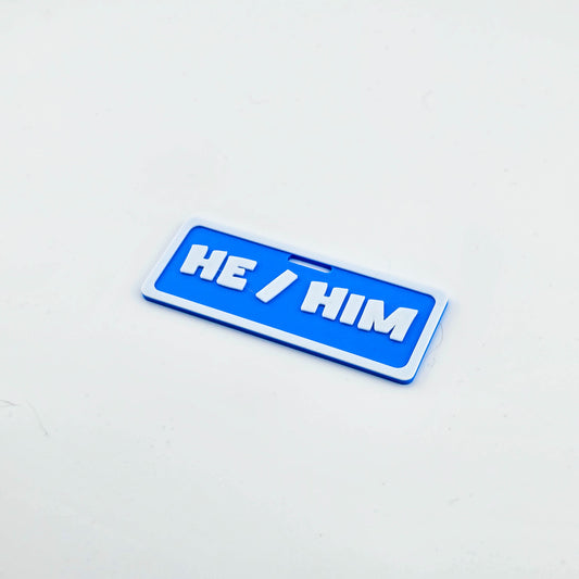 He / Him Pronoun Badge