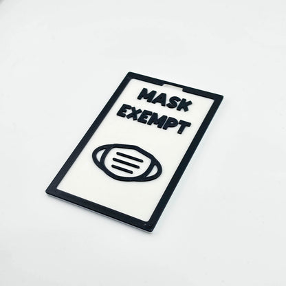 Mask Exempt Badge
