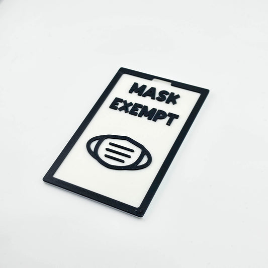 Mask Exempt Badge