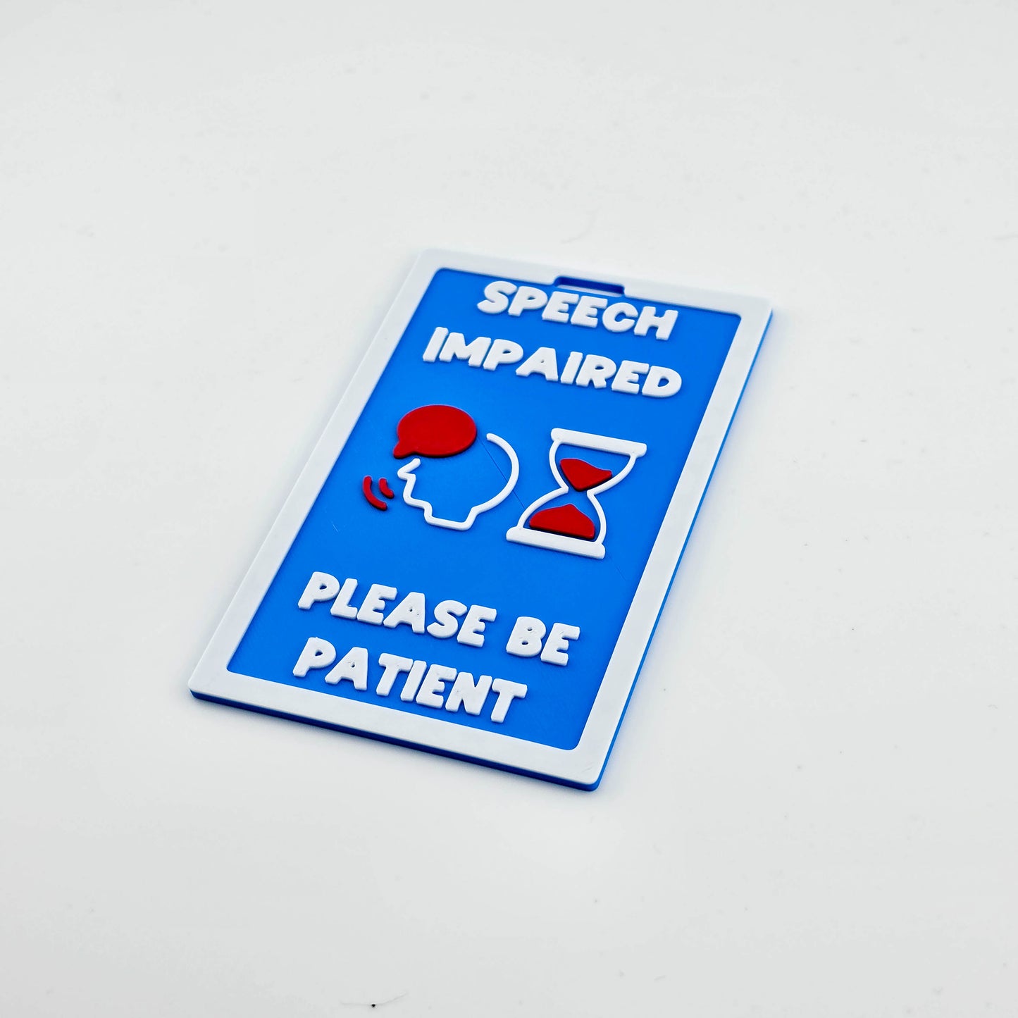Speech Impaired Badge