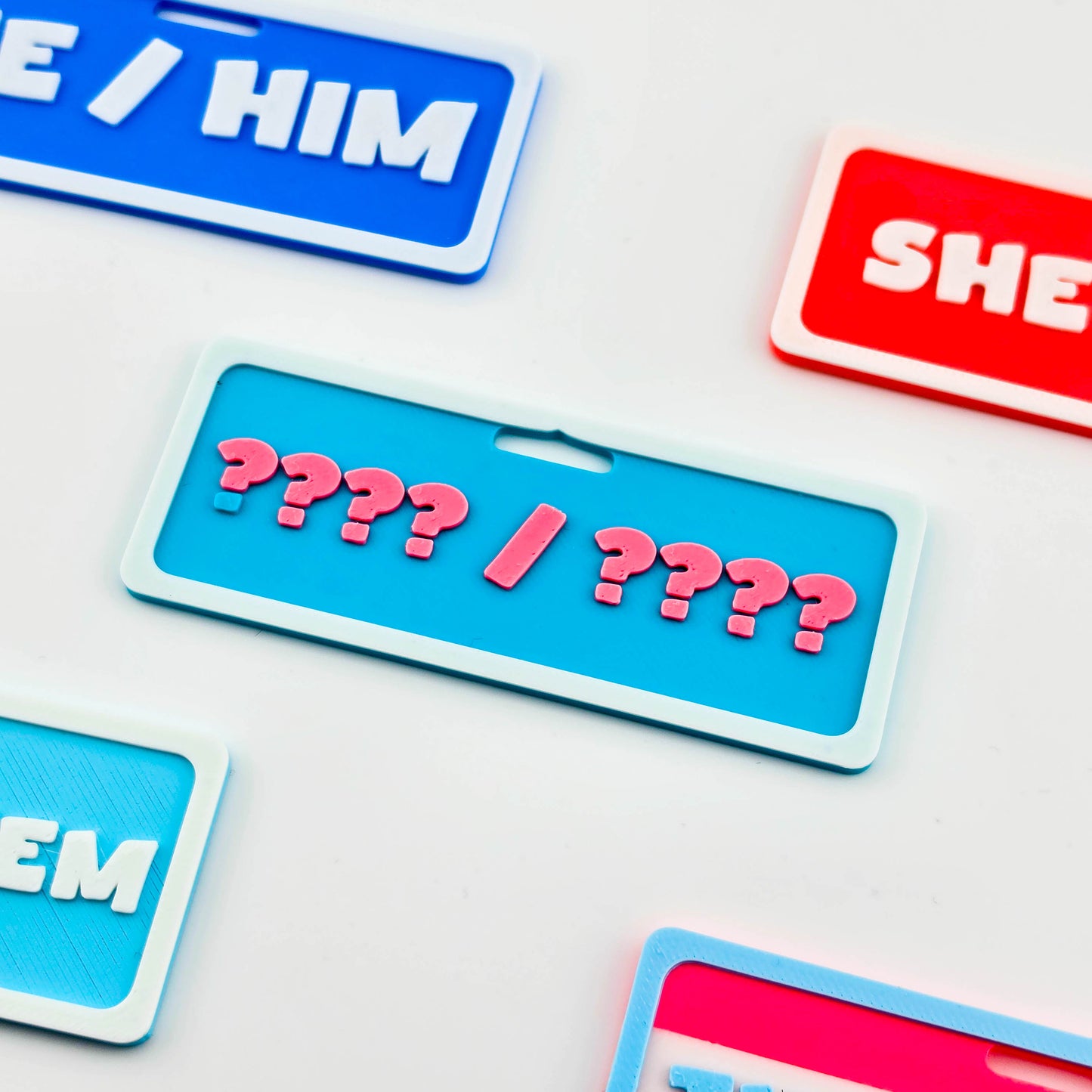 Custom Pronoun Badge