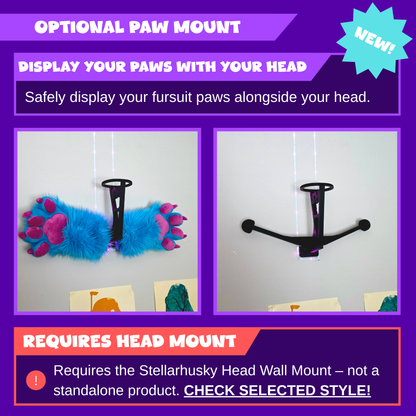 Fursuit Head Wall Mount