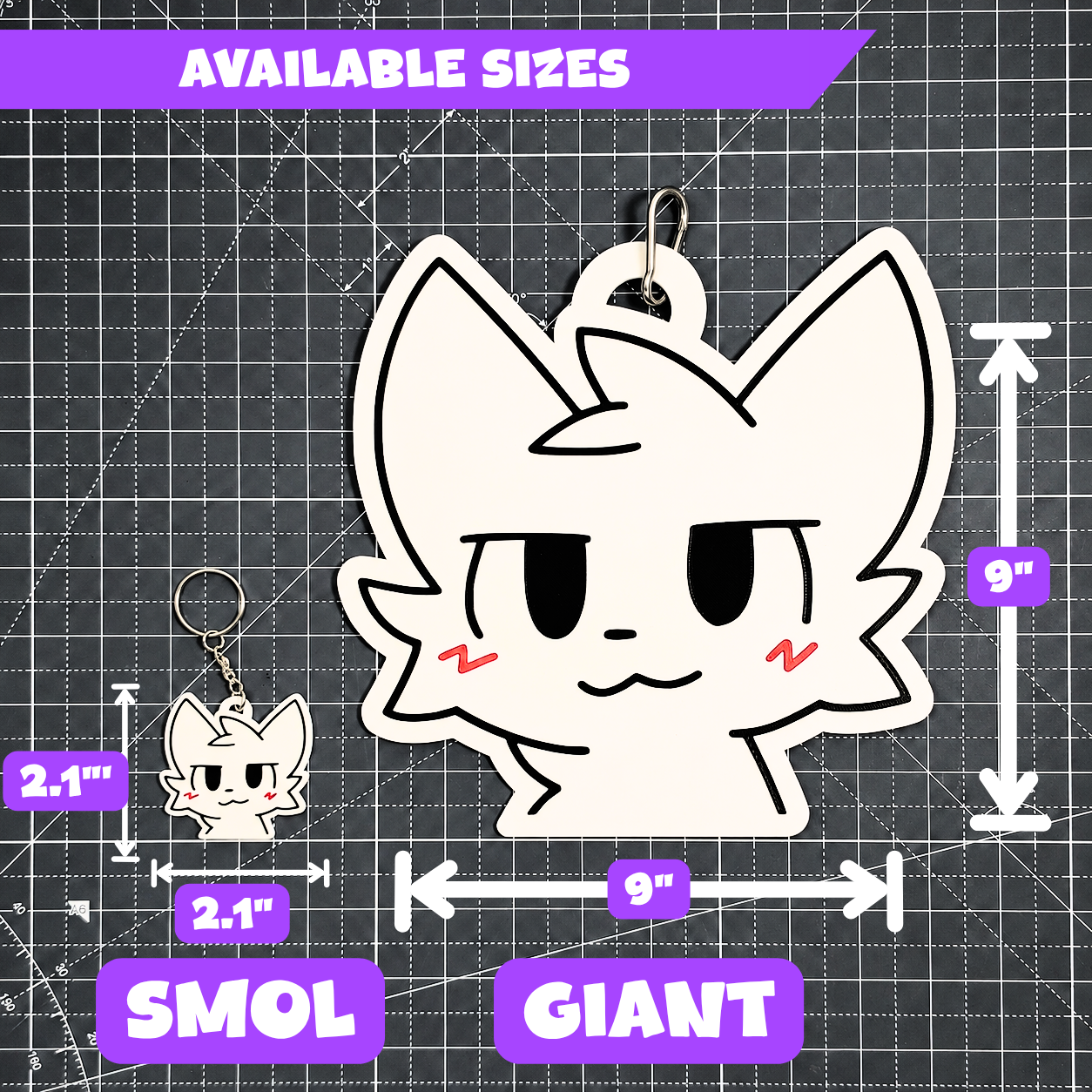 Giant Boykisser Keychain