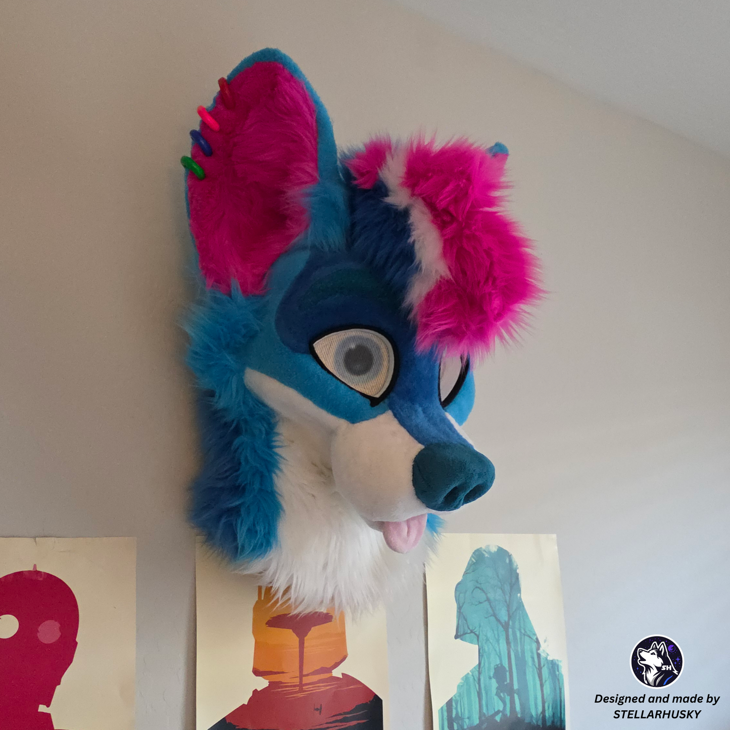 Fursuit Head Wall Mount