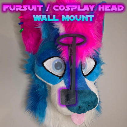 Fursuit Head Wall Mount